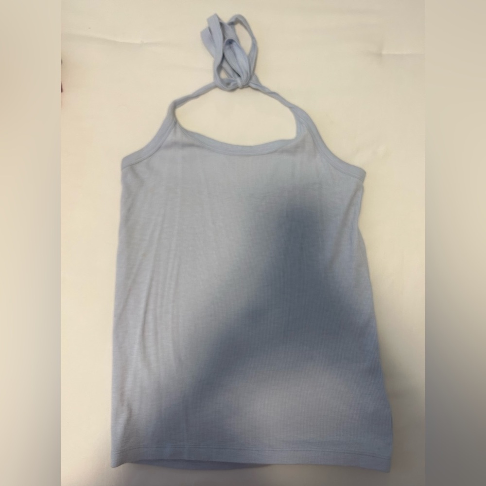 Light Blue Aerie Halter Top